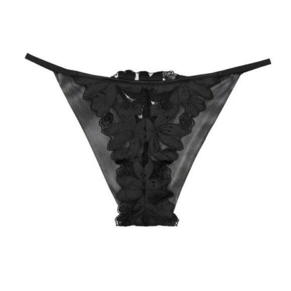 NWT Victoria's Secret Floral Lace Sexy Brazilian Panties - Picture 3 of 5